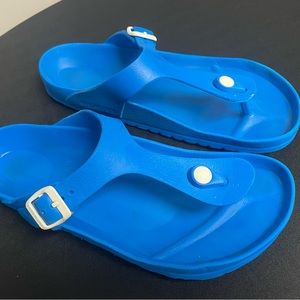 Birkenstock Gizeh EVA Sandal, Regular W8.5/M6.5/EUR 39, Blue